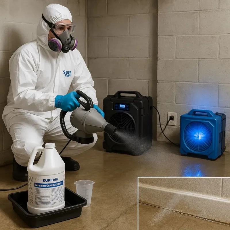Sanitization and Odor Removal process in Santaquin, UT